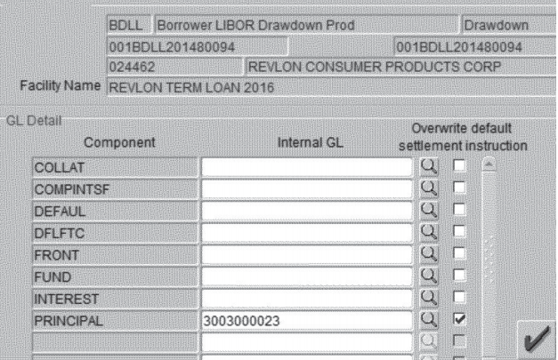 Flexcube interface example from court filings